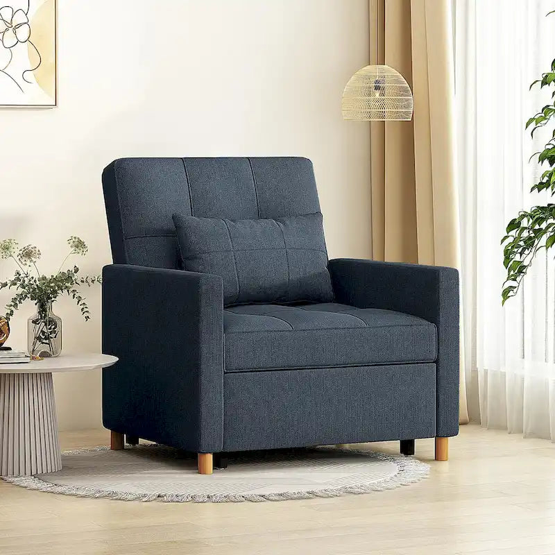 Fauteuil convertible 3-en-1 AECOJOY avec coussin et dossier réglable