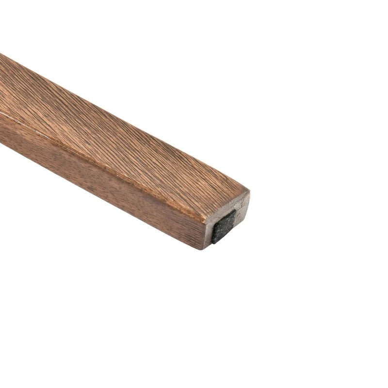 Ensemble de salle à manger 5 pièces en bois massif, table de 47 L (1 table + 4 chaises à dossier à barreaux)