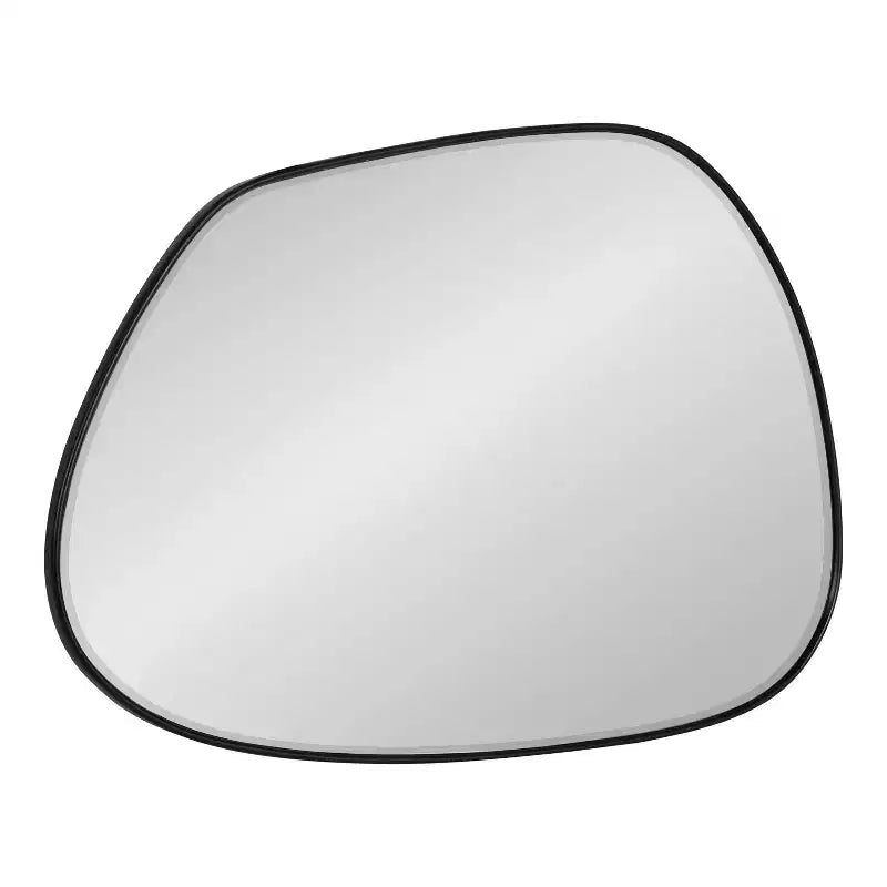 Asymmetric Decorative Wall Mirror – 22x30, Black, Beveled Edge