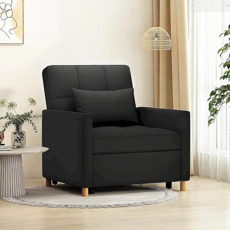Fauteuil convertible 3-en-1 AECOJOY avec coussin et dossier réglable
