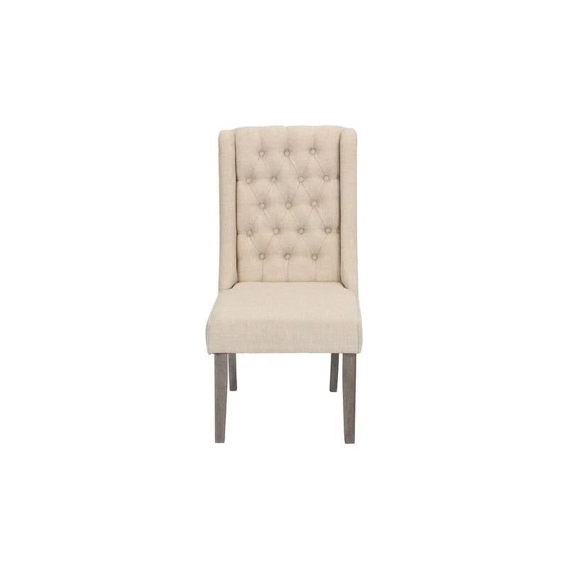 Ensemble de salle à manger rustique extensible gris Best Quality Furniture de 9 pièces