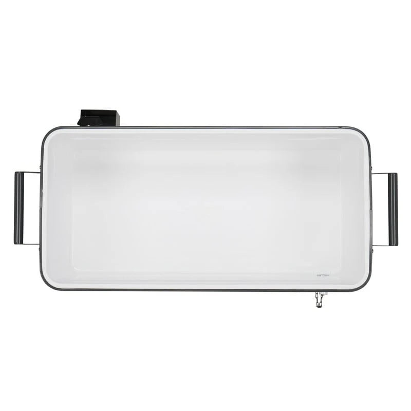 80QT Iron Spray Cooler with Shelf
