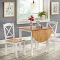 Ensemble repas 3 pièces Simple Living Country Cottage avec rallonge rabattable