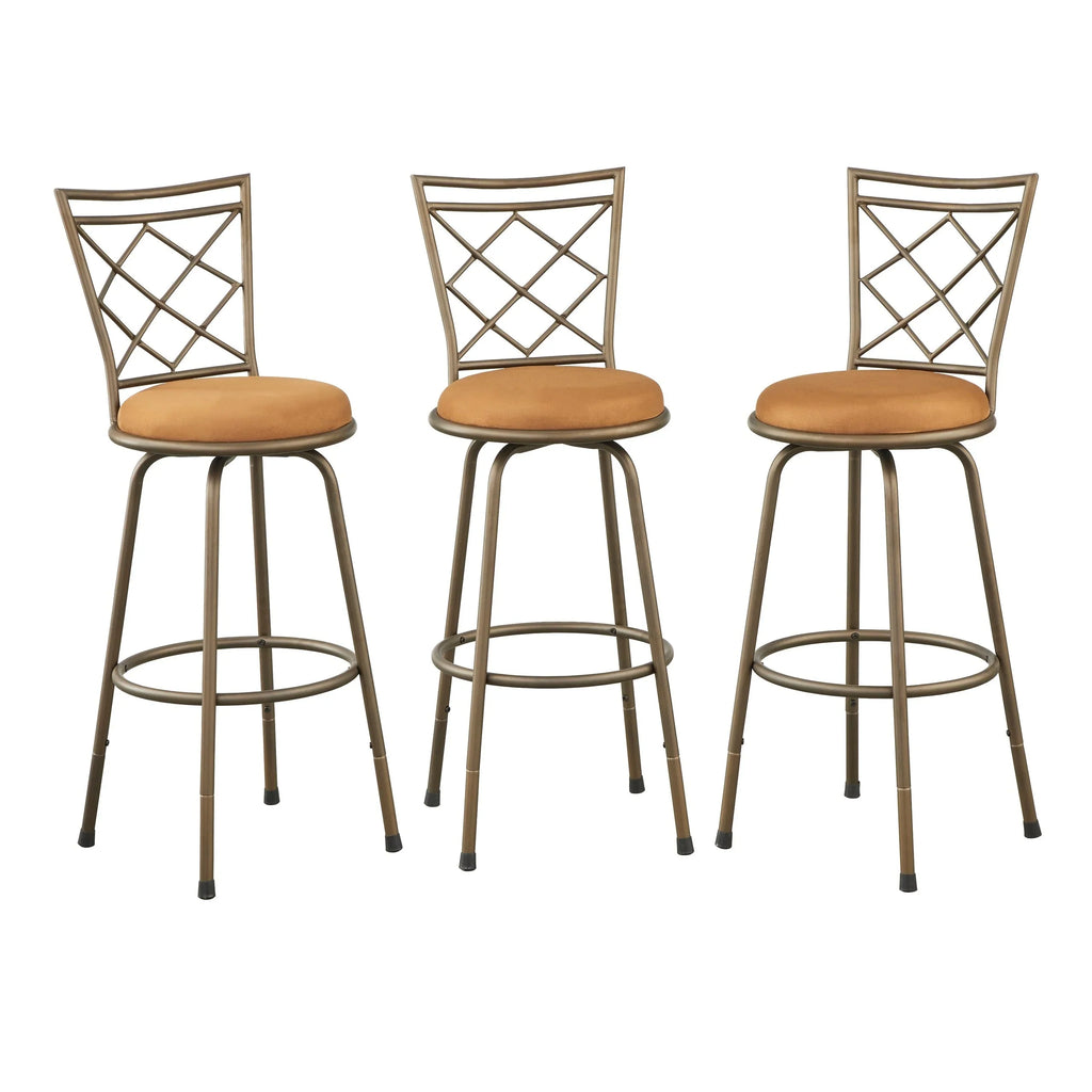 Simple Living Alyssa adjustable-height swivel stools (set of 3)