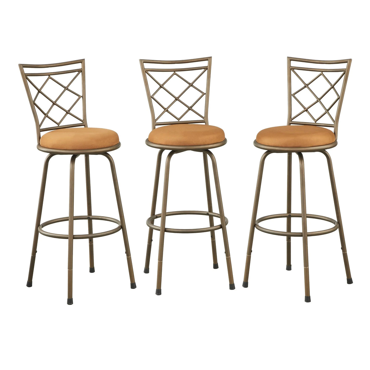 Simple Living Alyssa adjustable-height swivel stools (set of 3)