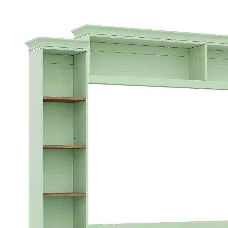 ModernLuxe 4-in-1-Farmhouse-Entertainment-Center als Wandeinheit, passend für Fernseher bis 70, TV-Ständer und Medienkonsole mit verstellbaren Regalen und Schubladen
