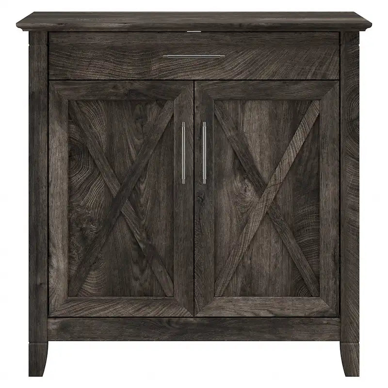 Biurko sekretarzyk Key West z szafką do przechowywania marki Bush Furniture