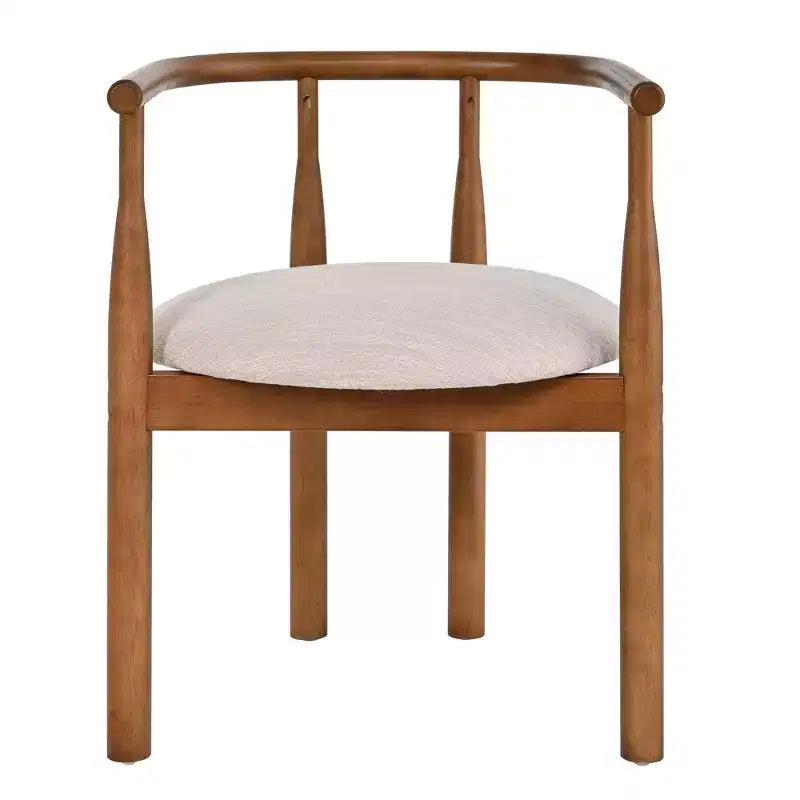 7-delige ovale eetkamertafelset voor 6 personen, grote familiekeukentafel van 71 inch met 6 gevoerde eetkamerstoelen, walnoot - Christopher Knight Home