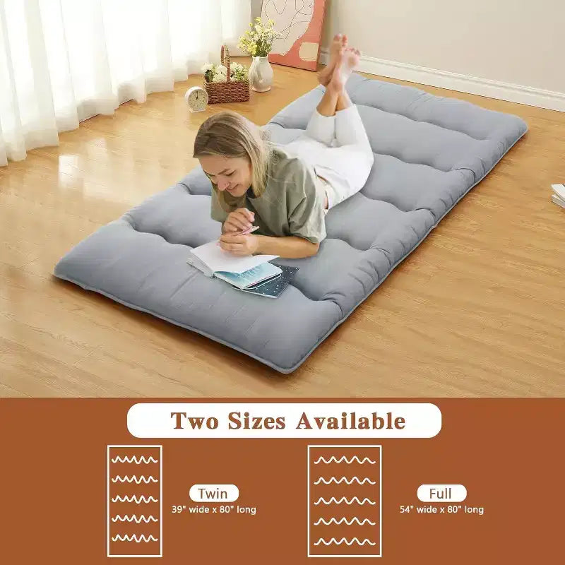 Japanische Futonmatratze, faltbare Schlafunterlage für den Boden, Tatami-Matte für Zuhause, Campingmatratze