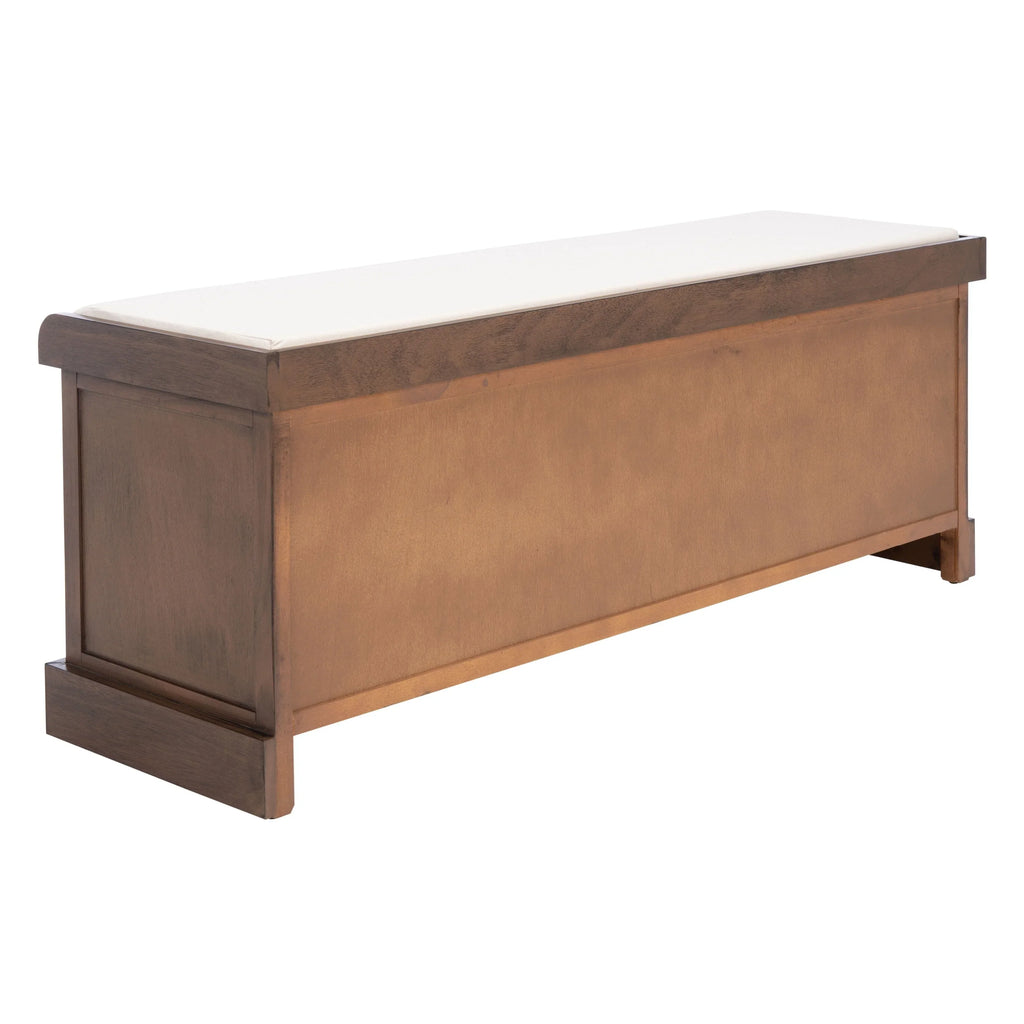 SAFAVIEH Fiorello minderli, 3 çekmeceli depolama pufu - 47.3 W x 15 L x 19 H - 47Wx15Dx19H