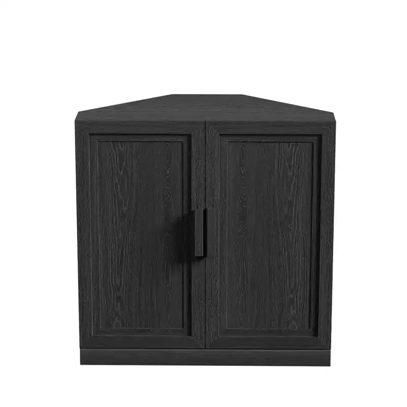 Dovelina hoekkast met verstelbare planken, dressoir, buffetkast, wijnkast en keuken- en eetkamerkast met houten deuren – 31H x 31W, 36H x 31W