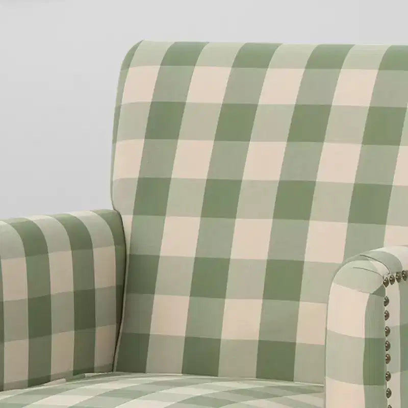 Fauteuil club contemporain Harrison de Christopher Knight Home, rembourré en tissu avec bordure cloutée