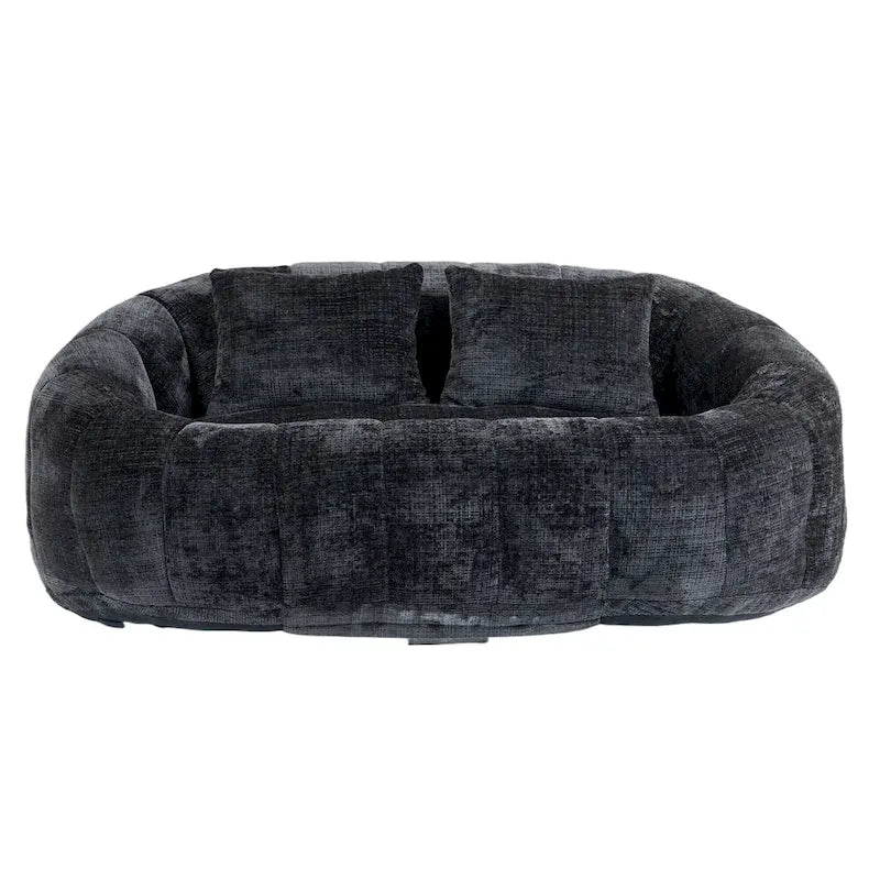 GDFStudio – Laurel Chenille-Sofa für 2 Personen mit hochdichtem Schaumstoff und übergroßem Komfort
