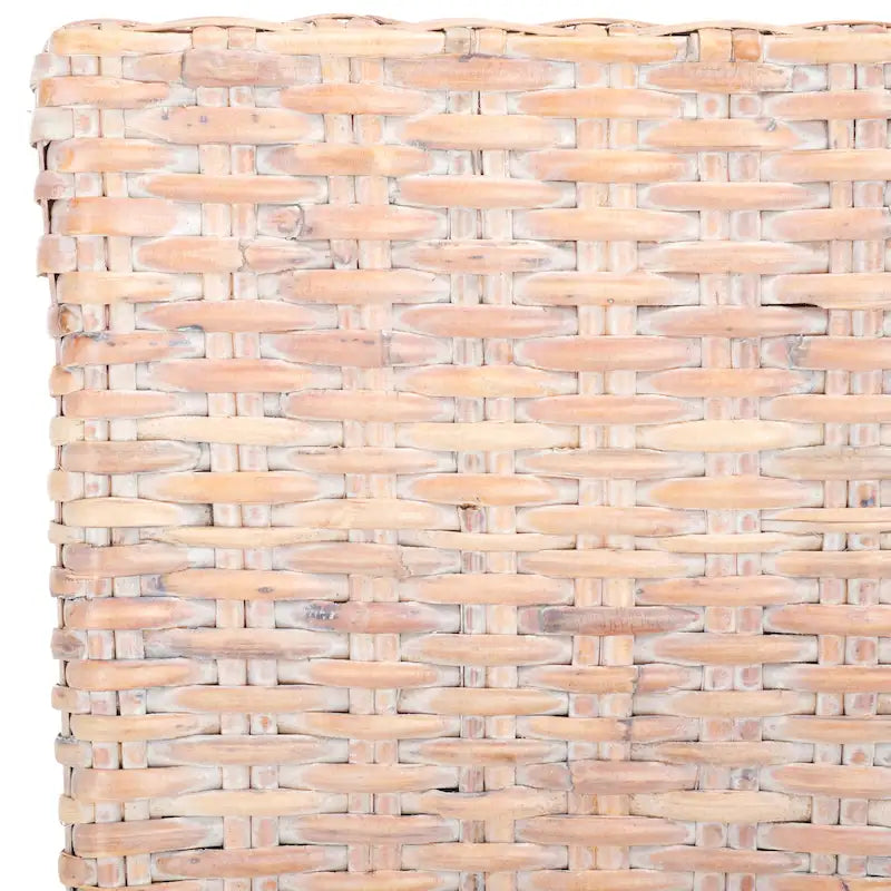 Set van 2 natuurlijke rieten eetkamerstoelen, 19B x 22D x 41H, boho-kuststijl
