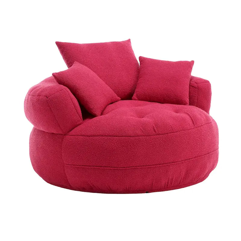 Fauteuil rond paresseux ?C blanc/bleu/gris/jaune/orange/rouge rosé/bleu marine/vert, une ou deux places