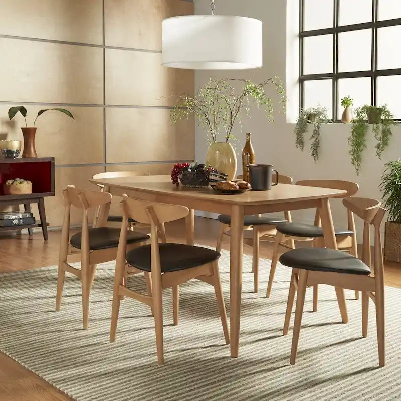 Norwegisch-dänisches Esszimmer-Set aus Eichenholz mit konischen Beinen von iNSPIRE Q Modern