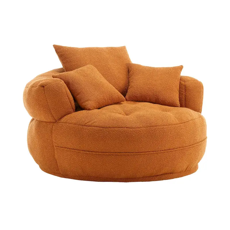 Fauteuil rond paresseux ?C blanc/bleu/gris/jaune/orange/rouge rosé/bleu marine/vert, une ou deux places