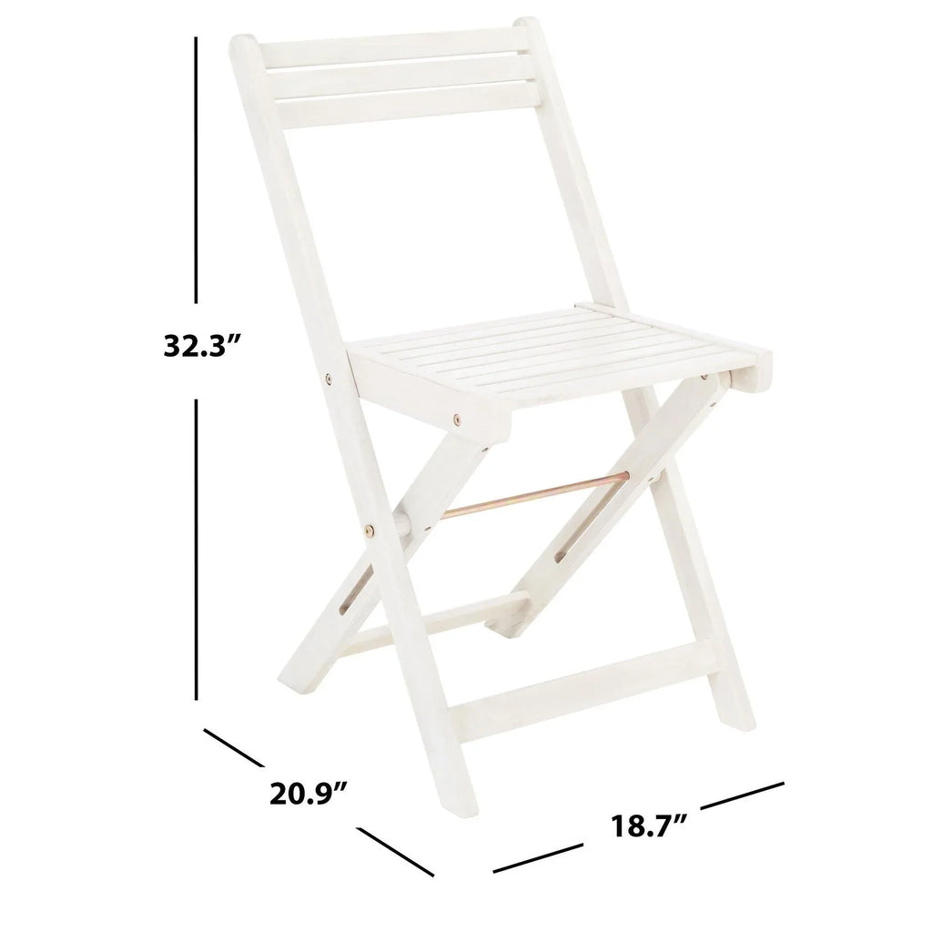 SAFAVIEH Brandy 5-delige tuinmeubelset met eettafel - 43B x 35D x 29H
