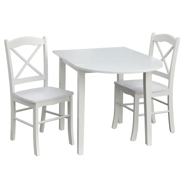 Ensemble repas 3 pièces Simple Living Country Cottage avec rallonge rabattable