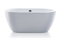 Freistehende Badewanne - 178 l - 149x75x58cm - Weiß - Acryl - Doucezen