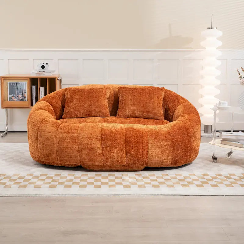 GDFStudio – Laurel Chenille-Sofa für 2 Personen mit hochdichtem Schaumstoff und übergroßem Komfort