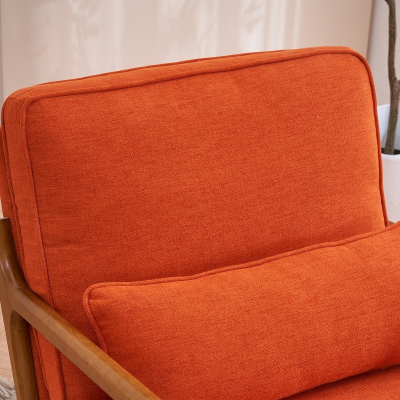 Fauteuil d’appoint rembourré moderne du milieu du siècle