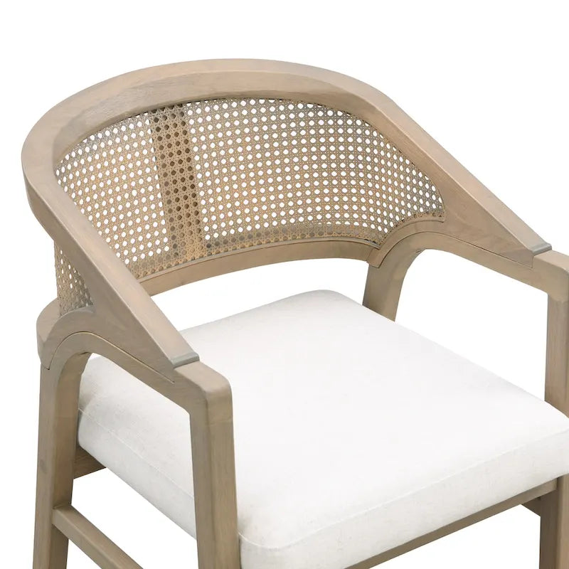 Christopher Knight Home - Eetkamerstoel met rieten bekleding (set van 2)