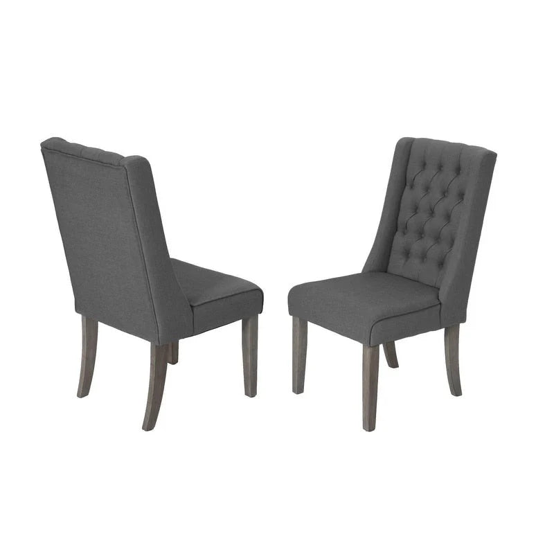 Ensemble de salle à manger rustique extensible gris Best Quality Furniture de 9 pièces