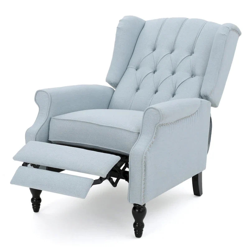Fauteuils inclinables en tissu capitonné Walter (lot de 2) par Christopher Knight Home