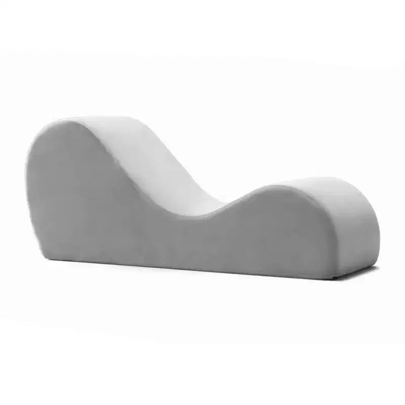 Avana elegáns heverő jógához – az USA-ban készült – kiváló nyújtáshoz, relaxációhoz, testmozgáshoz és még sok máshoz, 60D x 18W x 26H hüvelyk, világosszürke