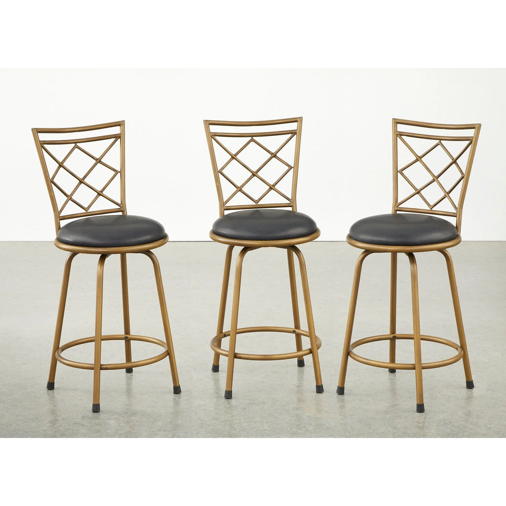 Simple Living Alyssa adjustable-height swivel stools (set of 3)