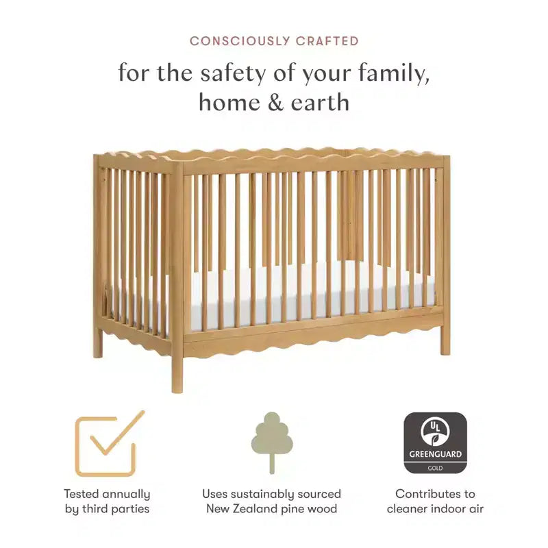 Babyletto Swell 4-in-1 ombouwbaar ledikant met ombouwset naar peuterbed