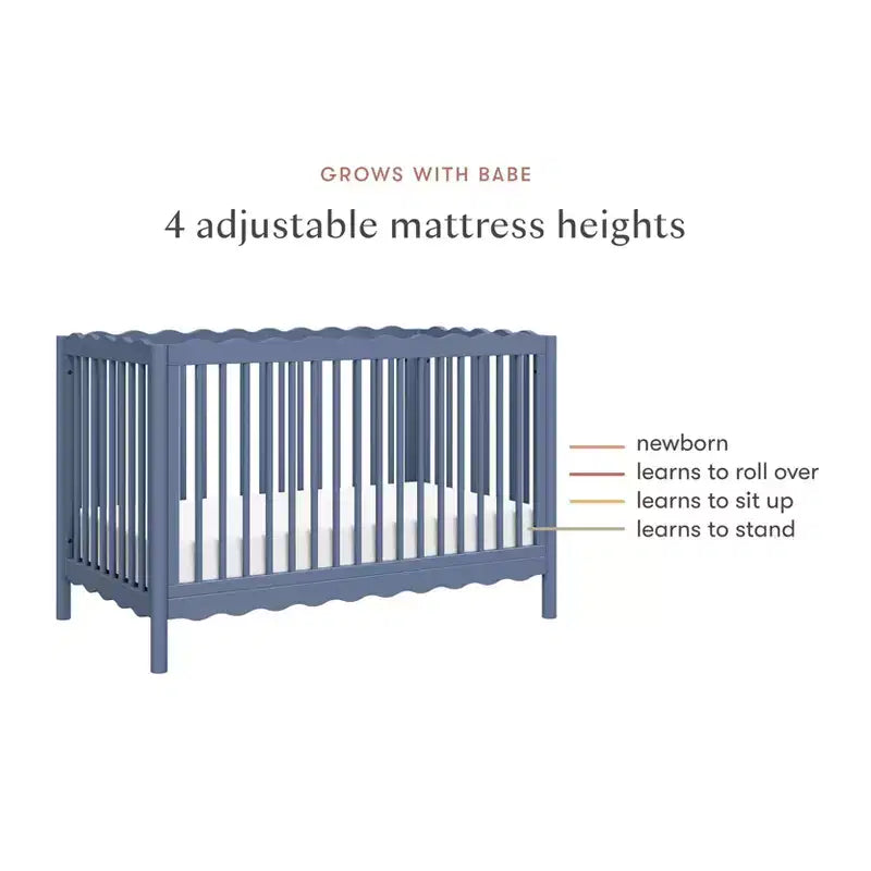 Babyletto Swell 4-in-1 ombouwbaar ledikant met ombouwset naar peuterbed