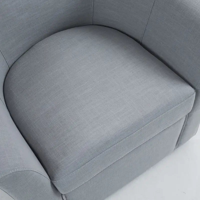 Set van 2 moderne gestoffeerde draaibare kuipstoelen voor de woonkamer