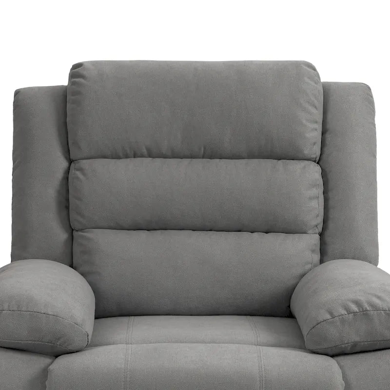 Set van 2 klassieke en traditionele handmatig verstelbare relaxfauteuils