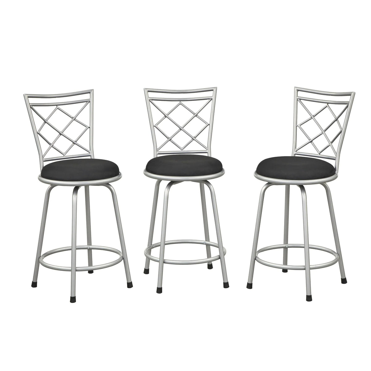 Simple Living Alyssa adjustable-height swivel stools (set of 3)
