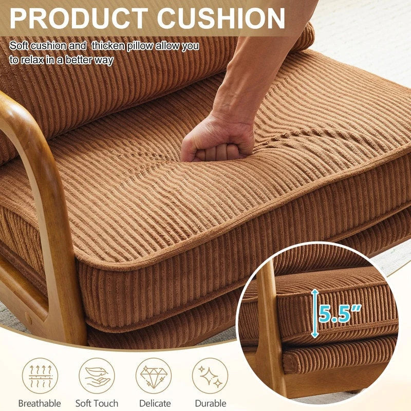 Fauteuil d’appoint rembourré moderne du milieu du siècle