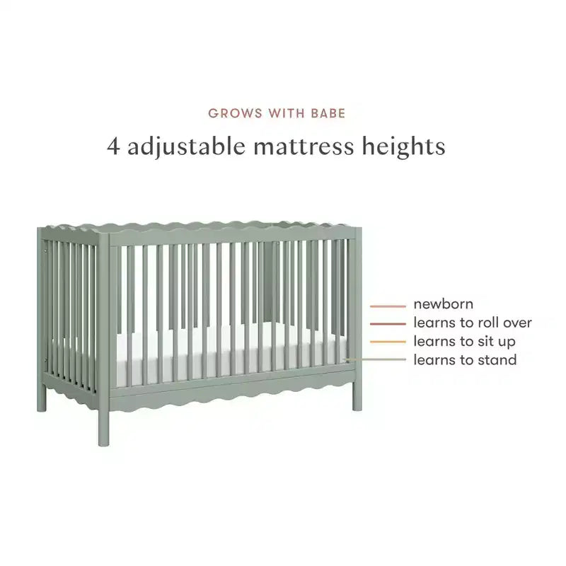 Babyletto Swell 4-in-1 ombouwbaar ledikant met ombouwset naar peuterbed