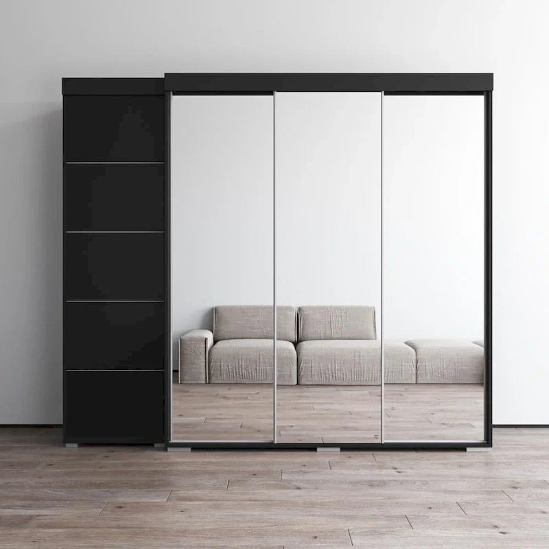 Aria 3D-EX-Kleiderschrank mit 3 Spiegeln
