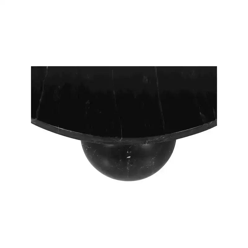 Mesa de centro redonda de mármol con patas esféricas, multicolor, para 4 personas??