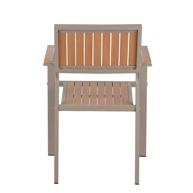 7-teiliges ausziehbares Esszimmer-Set mit ausziehbarem Tisch und 6 Armlehnstühlen