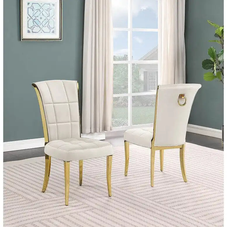 Ensemble de salle à manger rond Best Quality Furniture D325-SC324-7 de 5 pièces