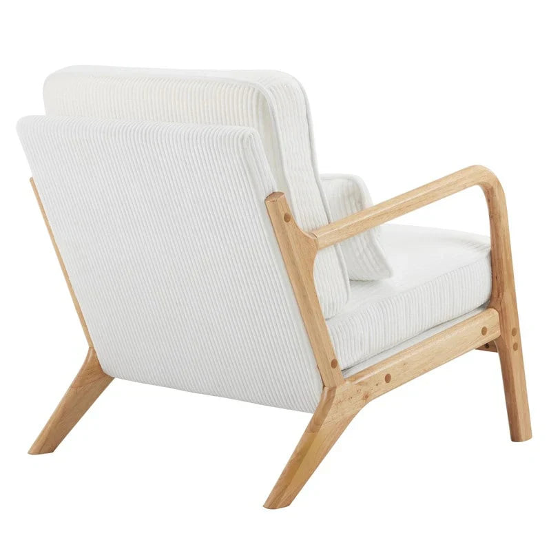 Fauteuil d’appoint rembourré moderne du milieu du siècle