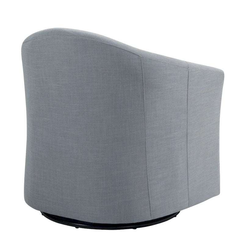 Set van 2 moderne gestoffeerde draaibare kuipstoelen voor de woonkamer