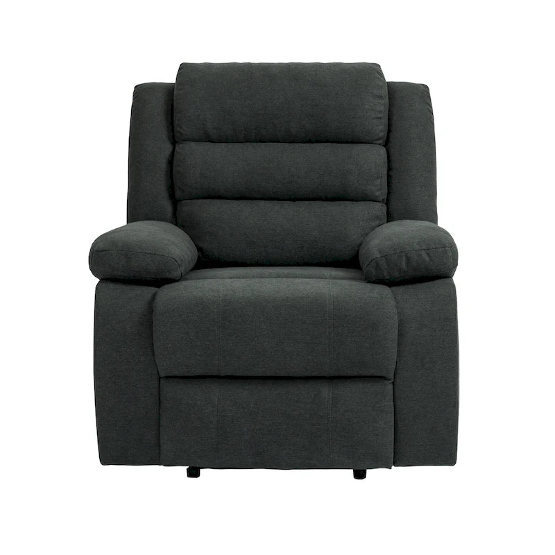 Set van 2 klassieke en traditionele handmatig verstelbare relaxfauteuils