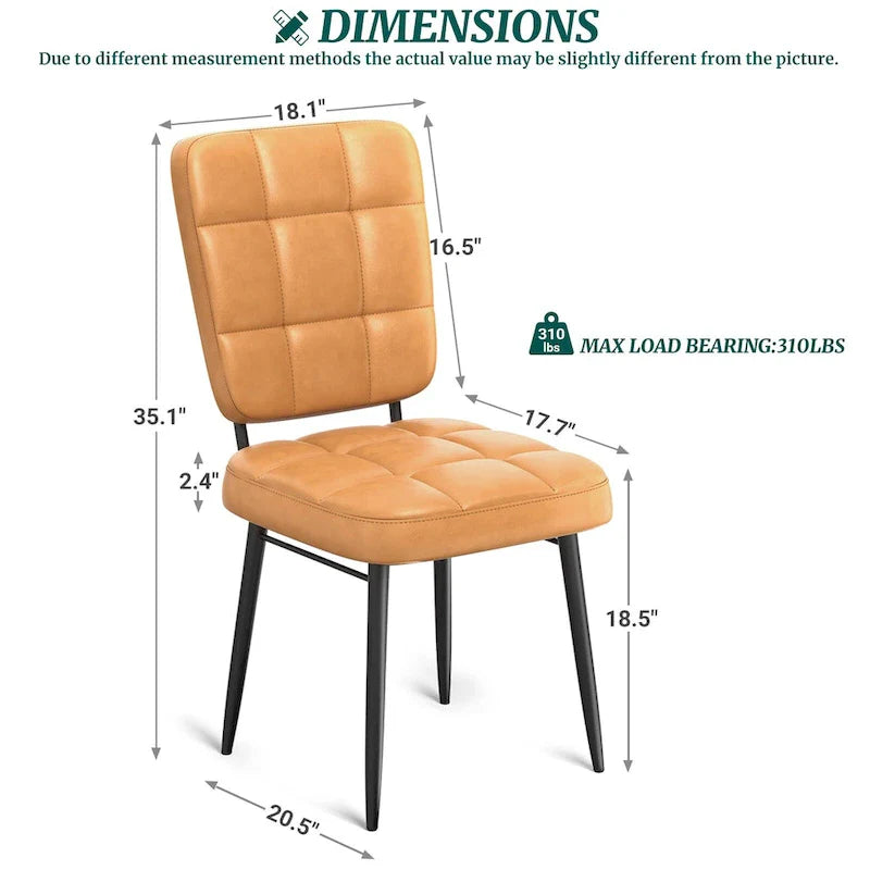 Moderne eetkamerstoelen, set van 2/4/6/8, gestoffeerde keukenstoelen met dik kussen voor de eetkamer