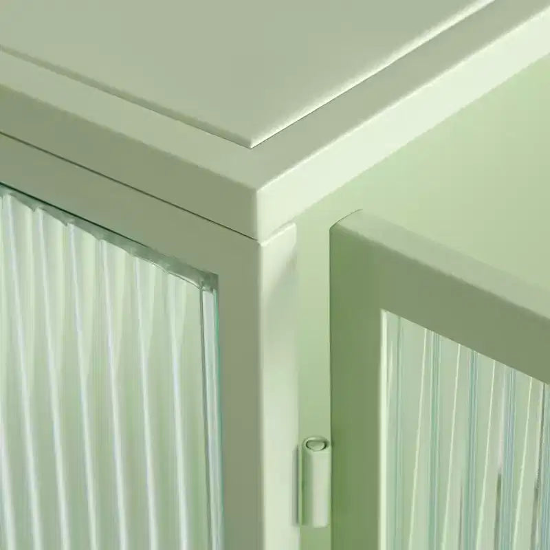 Okak moderne wandkast met 2 deuren, 3 vakken, glazen deuren, voor hal/eetkamer/woonkamer/keuken