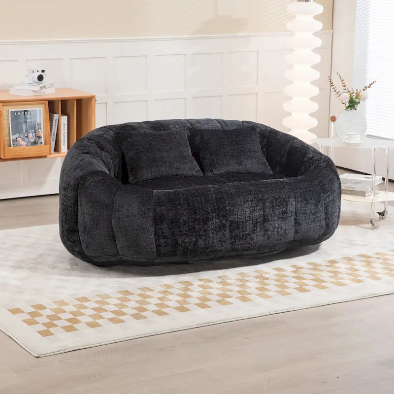 GDFStudio – Laurel Chenille-Sofa für 2 Personen mit hochdichtem Schaumstoff und übergroßem Komfort