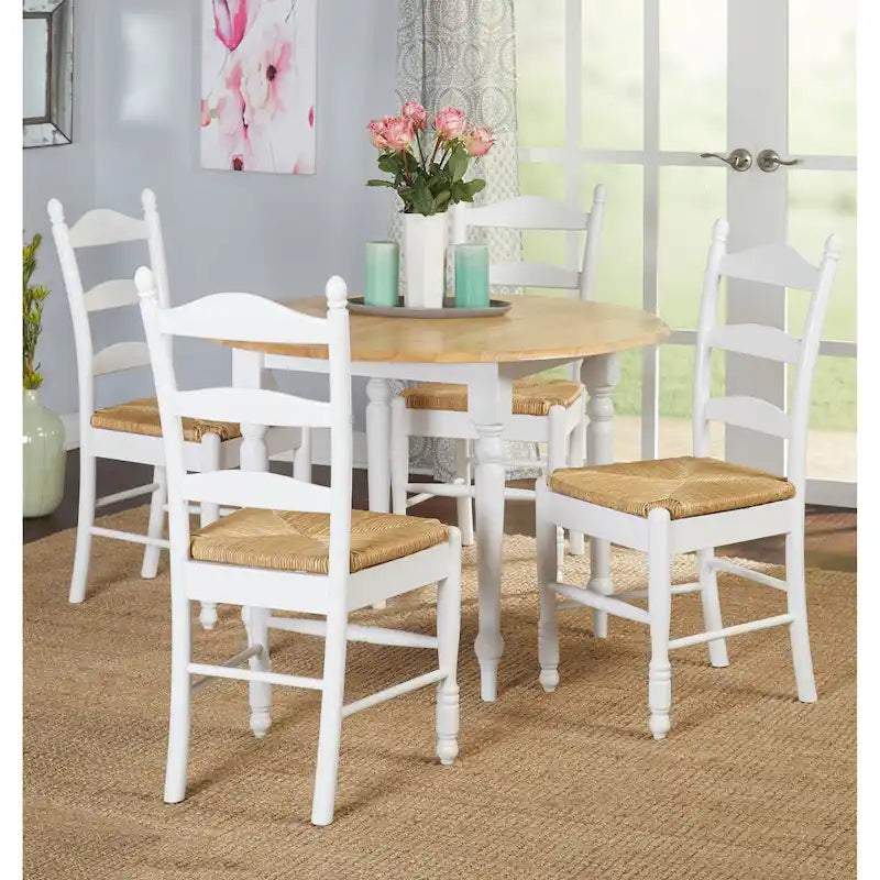 Simple Living Jessie Esszimmerstuhl mit Leiterlehne (2er-Set)