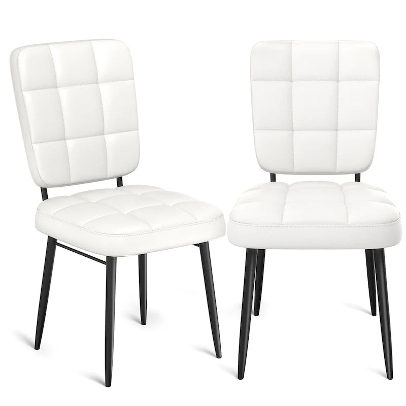 Moderne eetkamerstoelen, set van 2/4/6/8, gestoffeerde keukenstoelen met dik kussen voor de eetkamer
